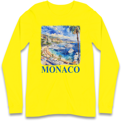 Monaco Painting Longsleeve T Shirt