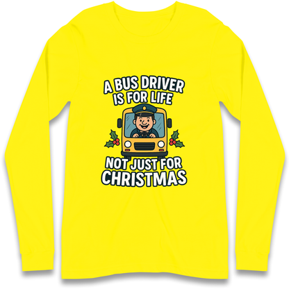 Bus Driver Christmas Longsleeve T Shirt