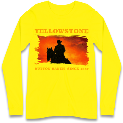 Yellowstone Dutton Ranch Since 1886 Longsleeve T Shirt