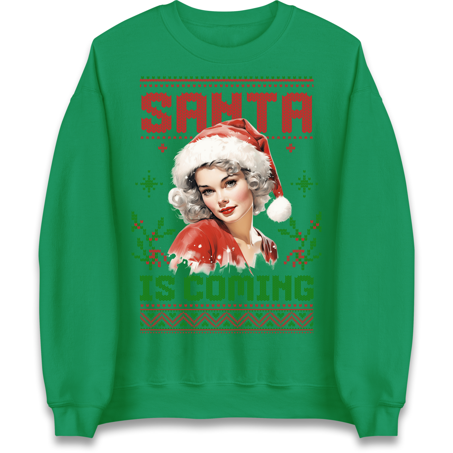 Santa is Coming Christmas Sweatshirt