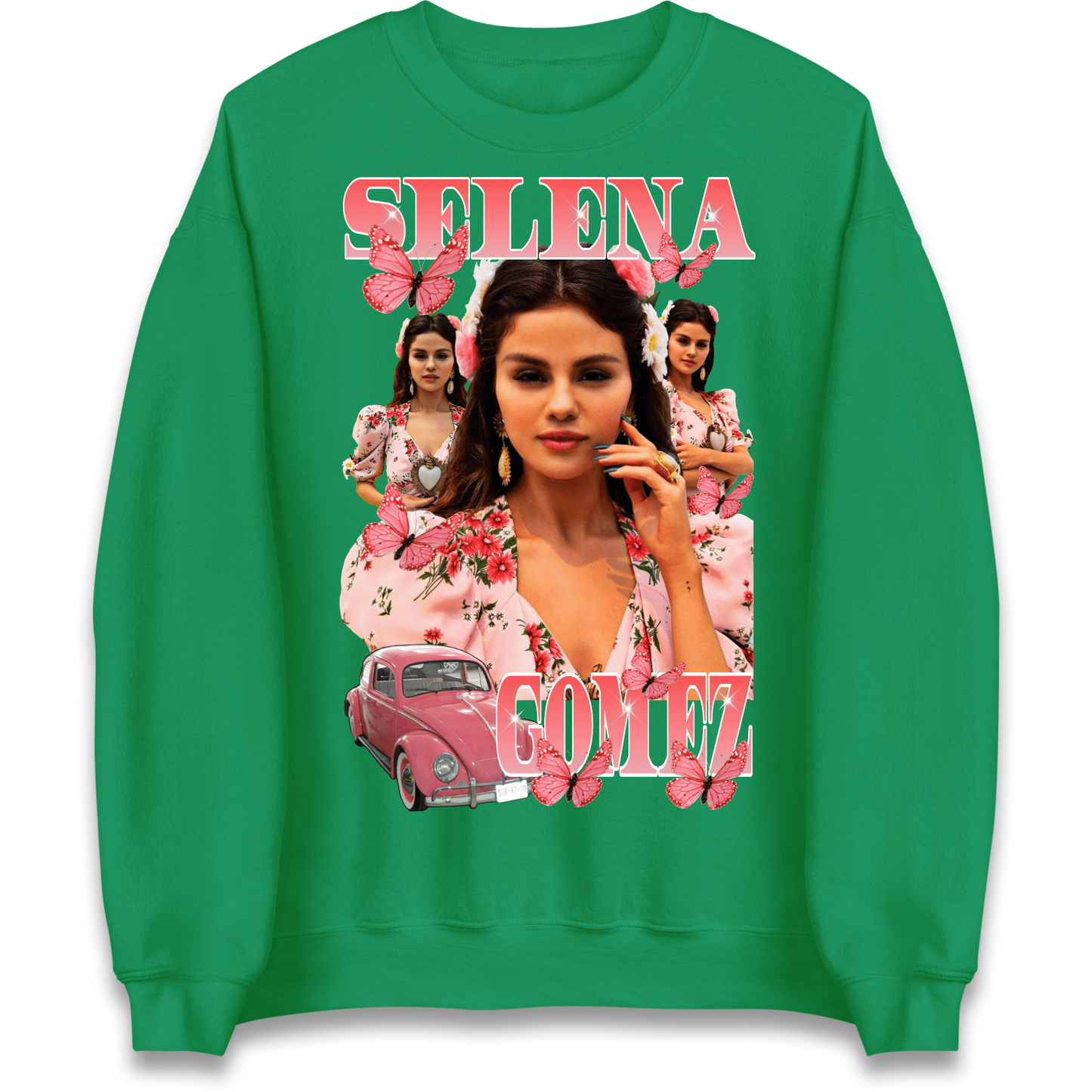 Selena Gomez Pink Sweatshirt