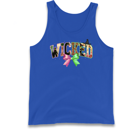 Wicked pink and green Bow Tank Top