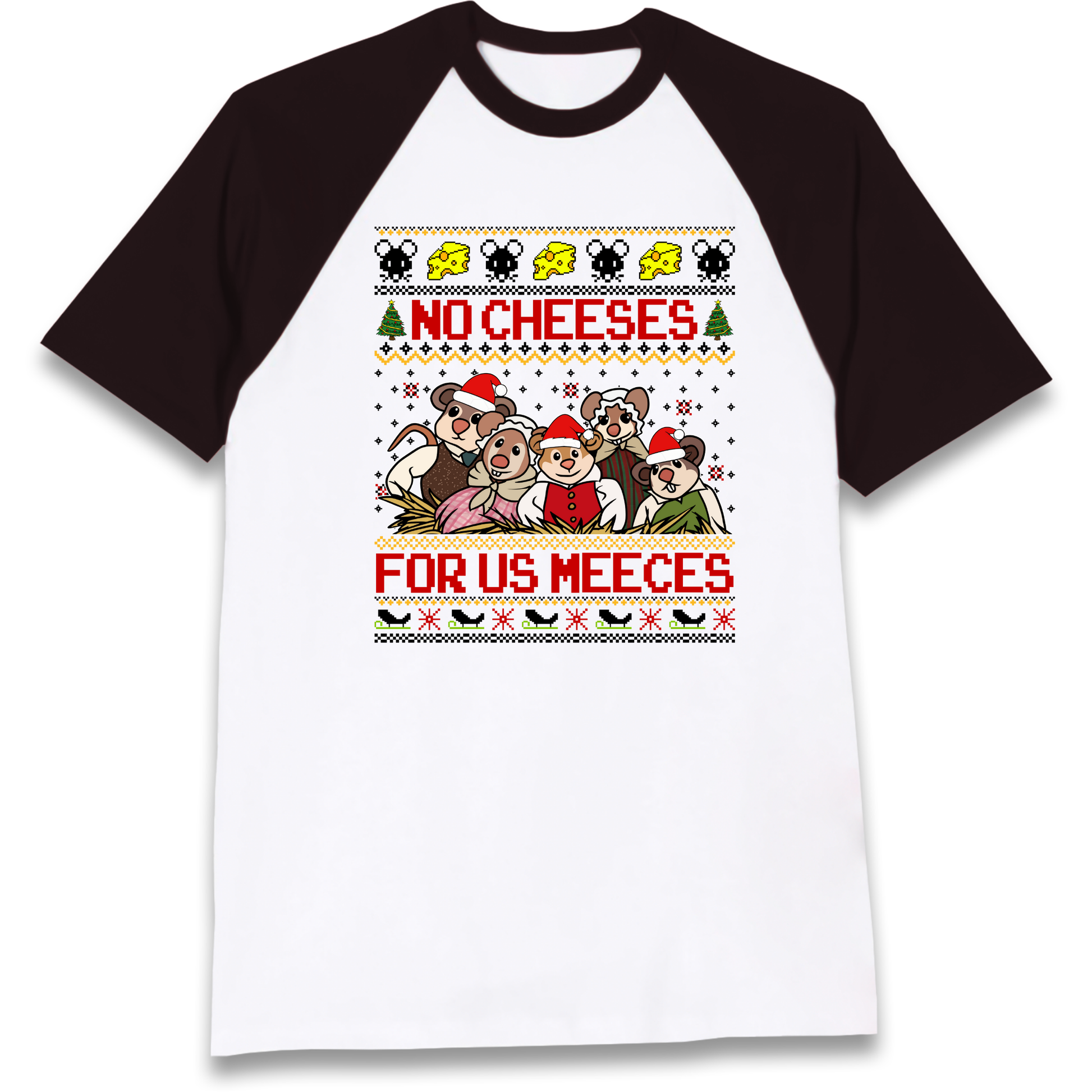 The Muppets Christmas Raglan T Shirt