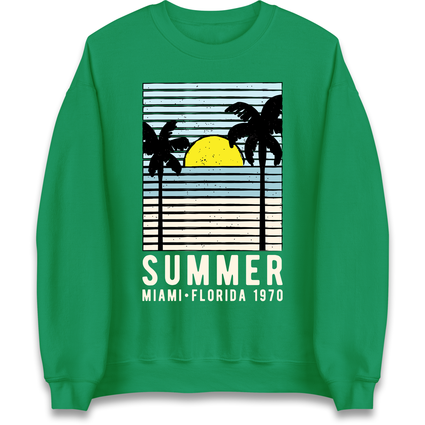Summer Miami Florida 1970 Sweatshirt