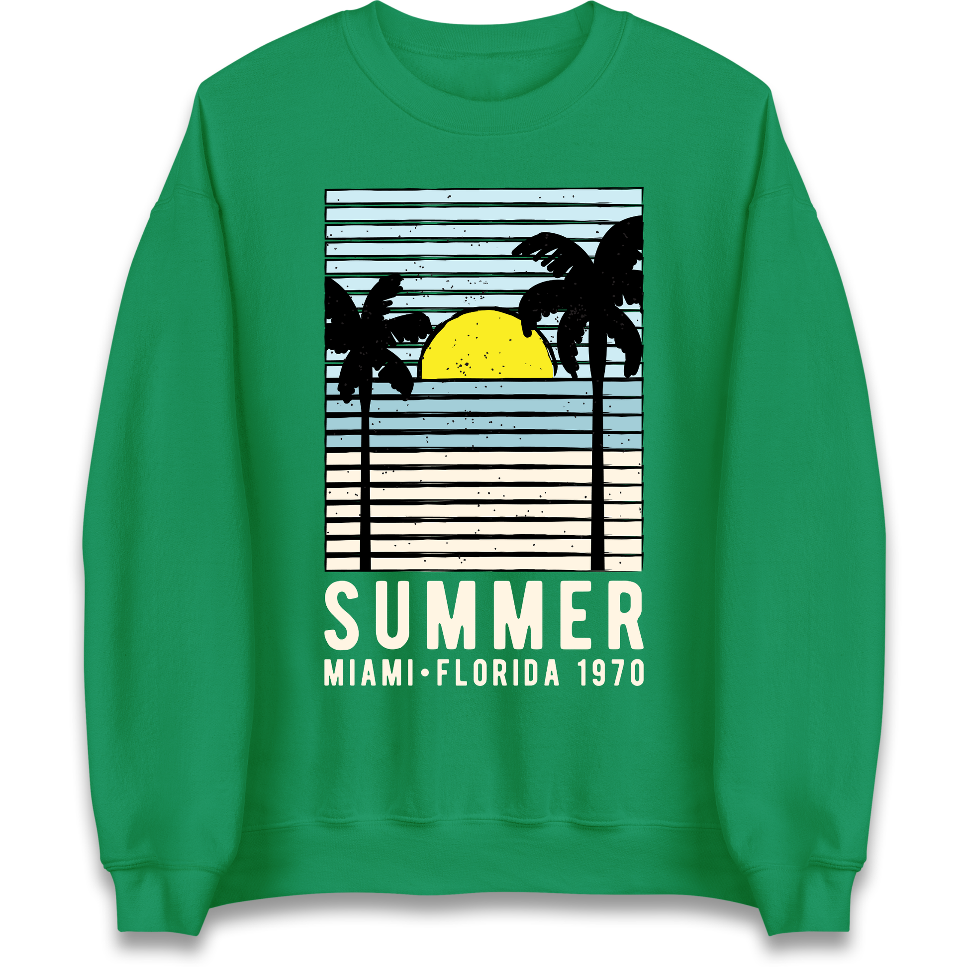 Summer Miami Florida 1970 Sweatshirt