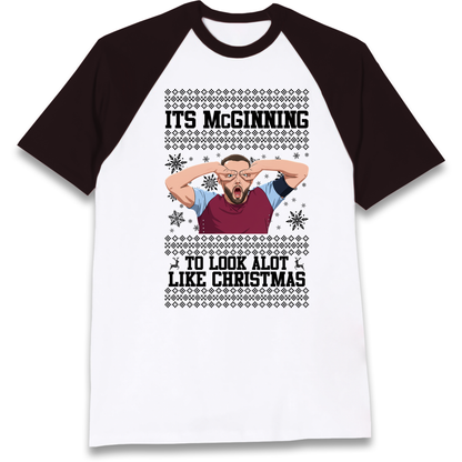 John McGinn Christmas Raglan T Shirt