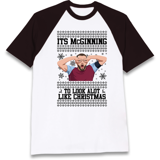 John McGinn Christmas Raglan T Shirt