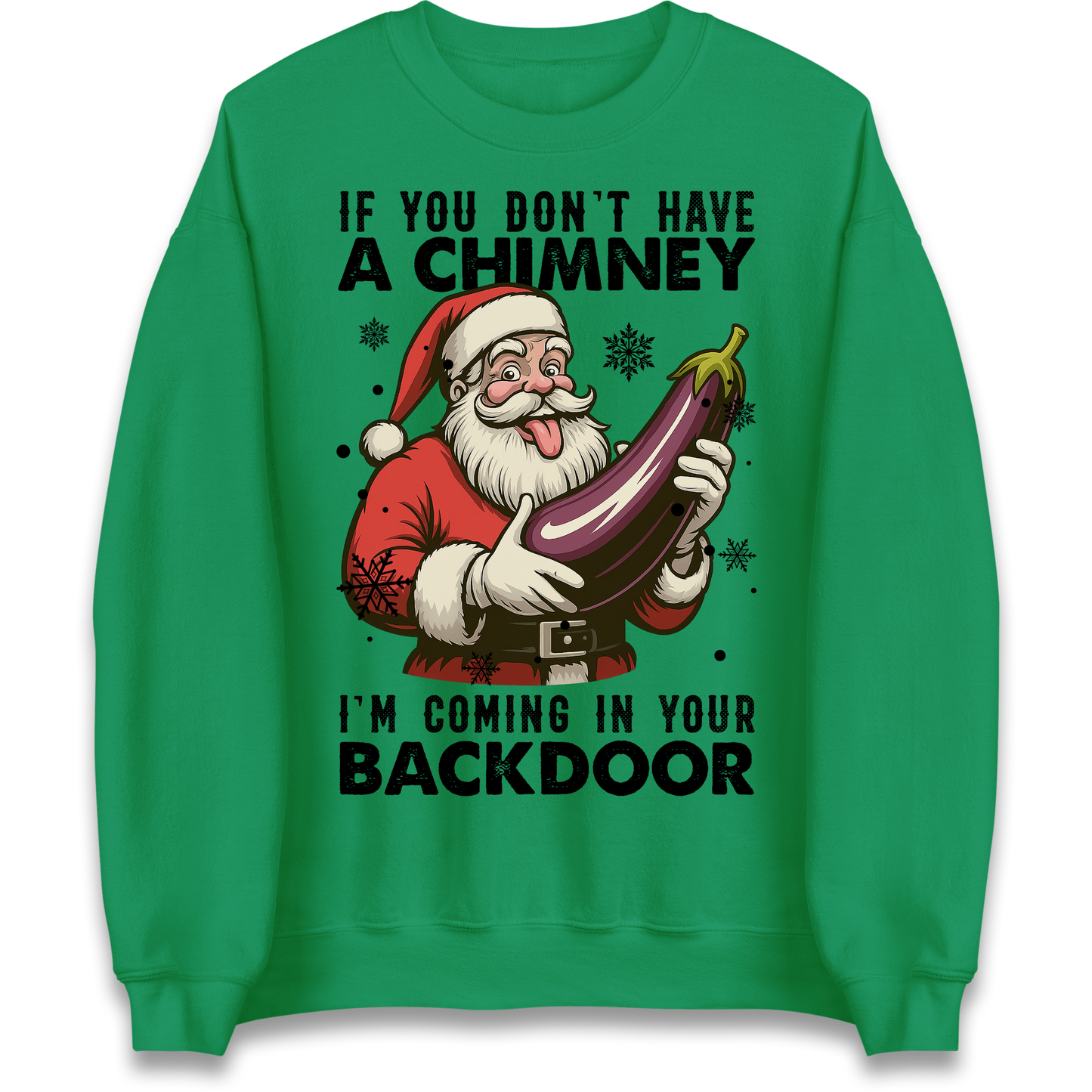 Santa Back Door Sweatshirt