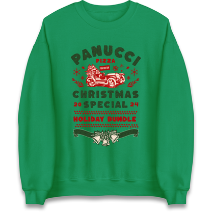 Panucci Pizza Christmas Special Christmas Sweatshirt