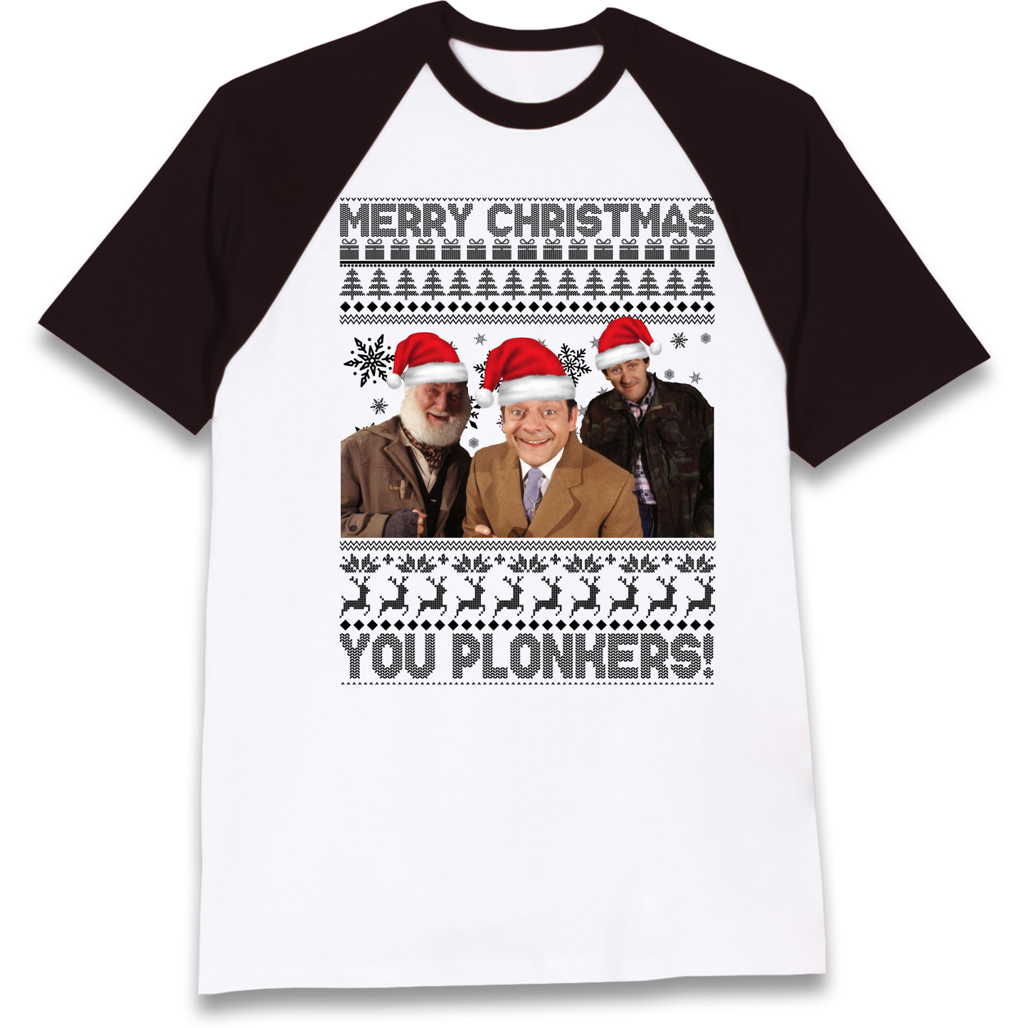 Plonkers Christmas Raglan T Shirt
