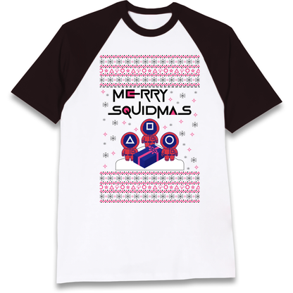 Squid Games Christmas Raglan T Shirt