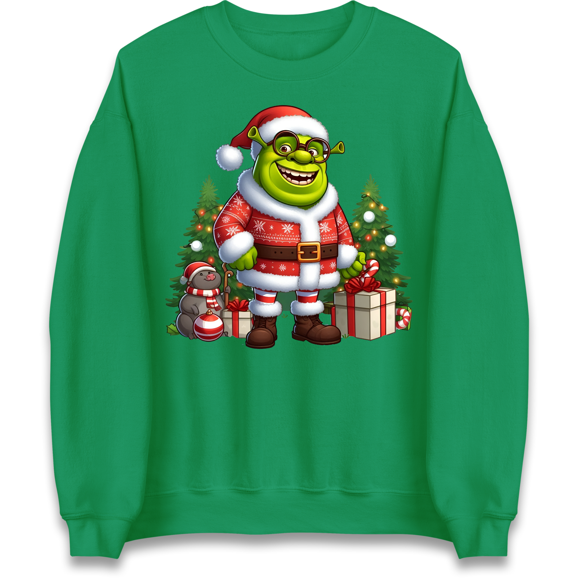 Shrek Santa Claus Presents Sweatshirt