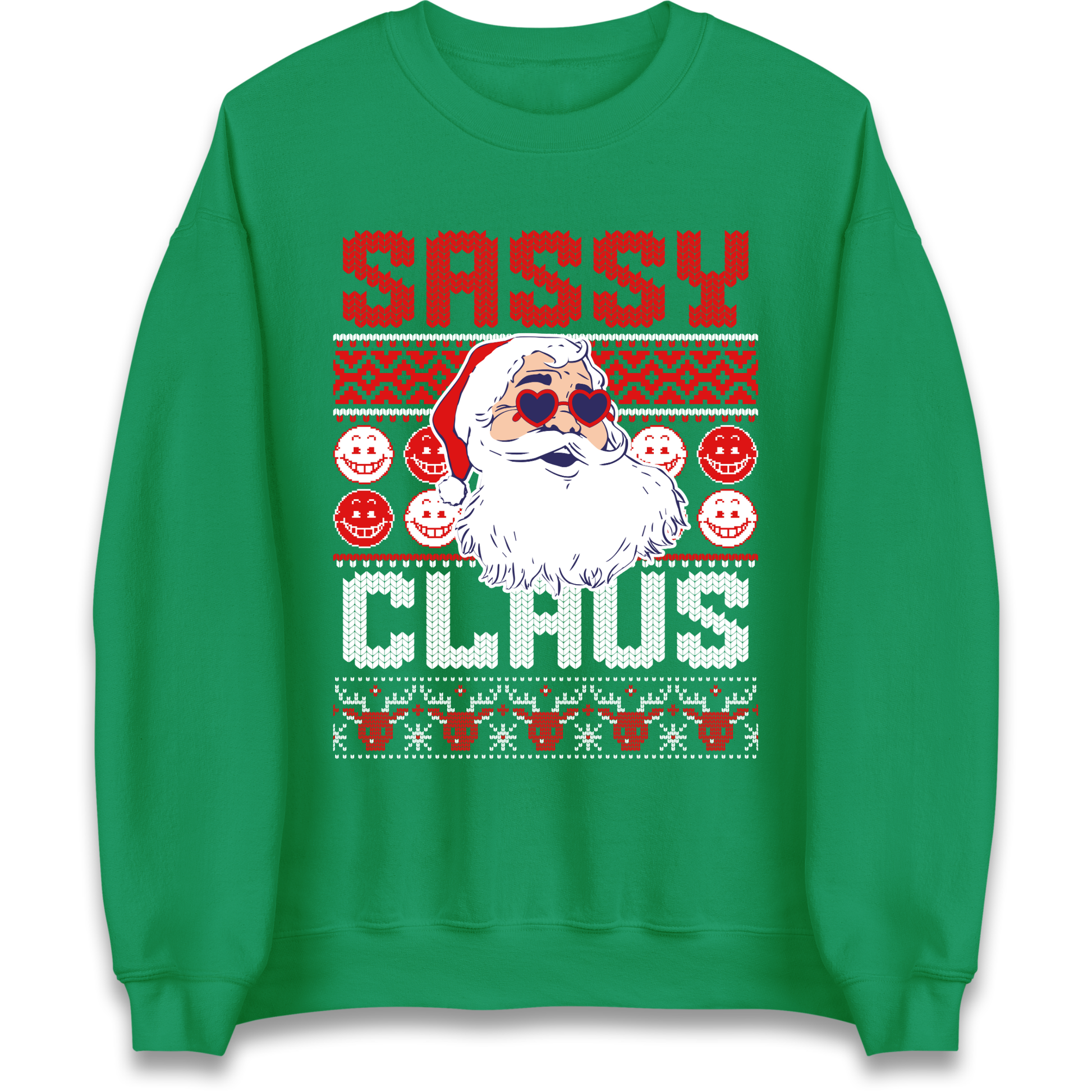 Sassy Claus Santa Christmas Sweatshirt