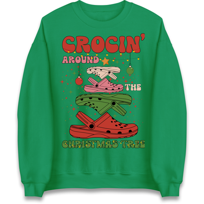 Crockin Around the Christmas Tree Christmas Sweatshirt