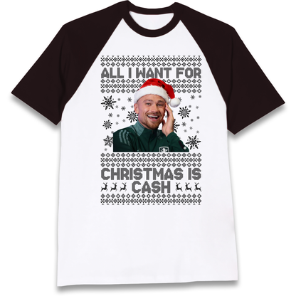 Matt Cash Christmas Raglan T Shirt