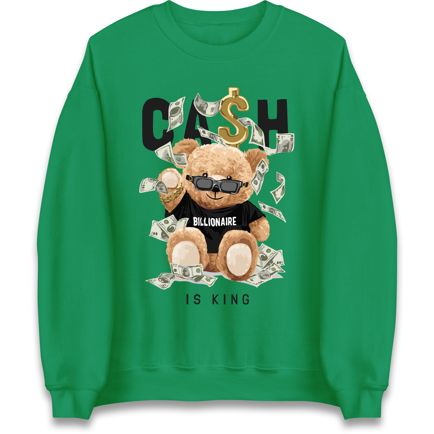 Teddy Bear Billionaire Streetwear Sweatshirt