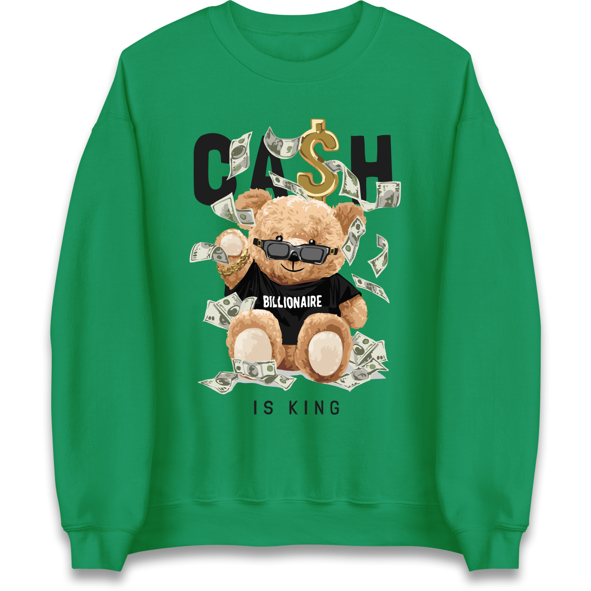 Teddy Bear Billionaire Streetwear Sweatshirt