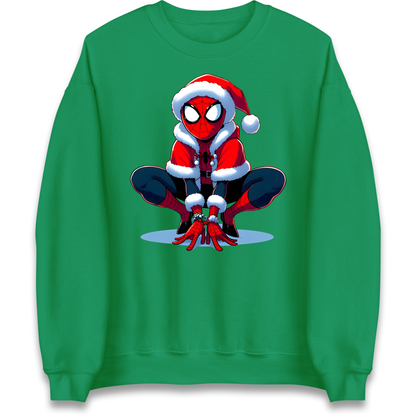 Spiderman Christmas Jumper Adult