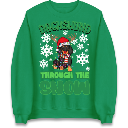 Dachshund Dog Christmas Jumper