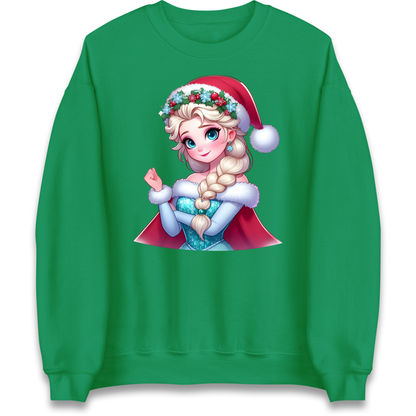 Elsa Frozen Santa Sweatshirt