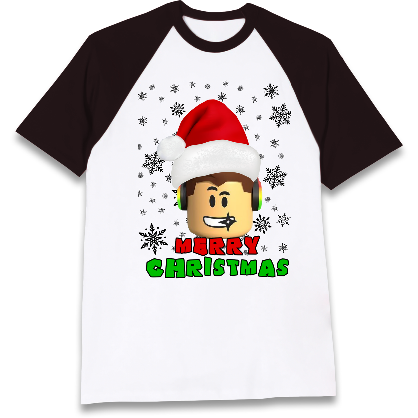 Roblox christmas Raglan T Shirt