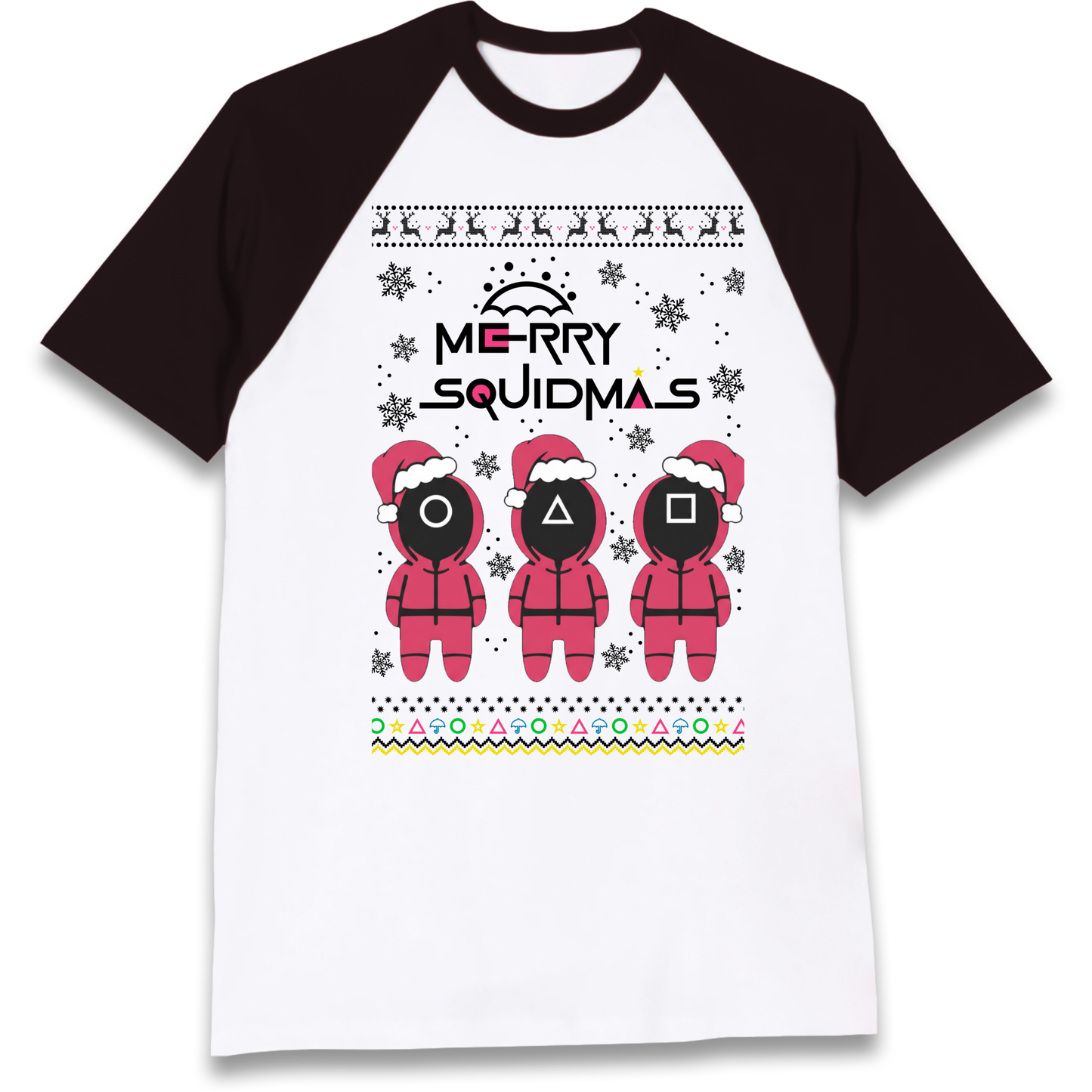 merry Squidmas Raglan T Shirt