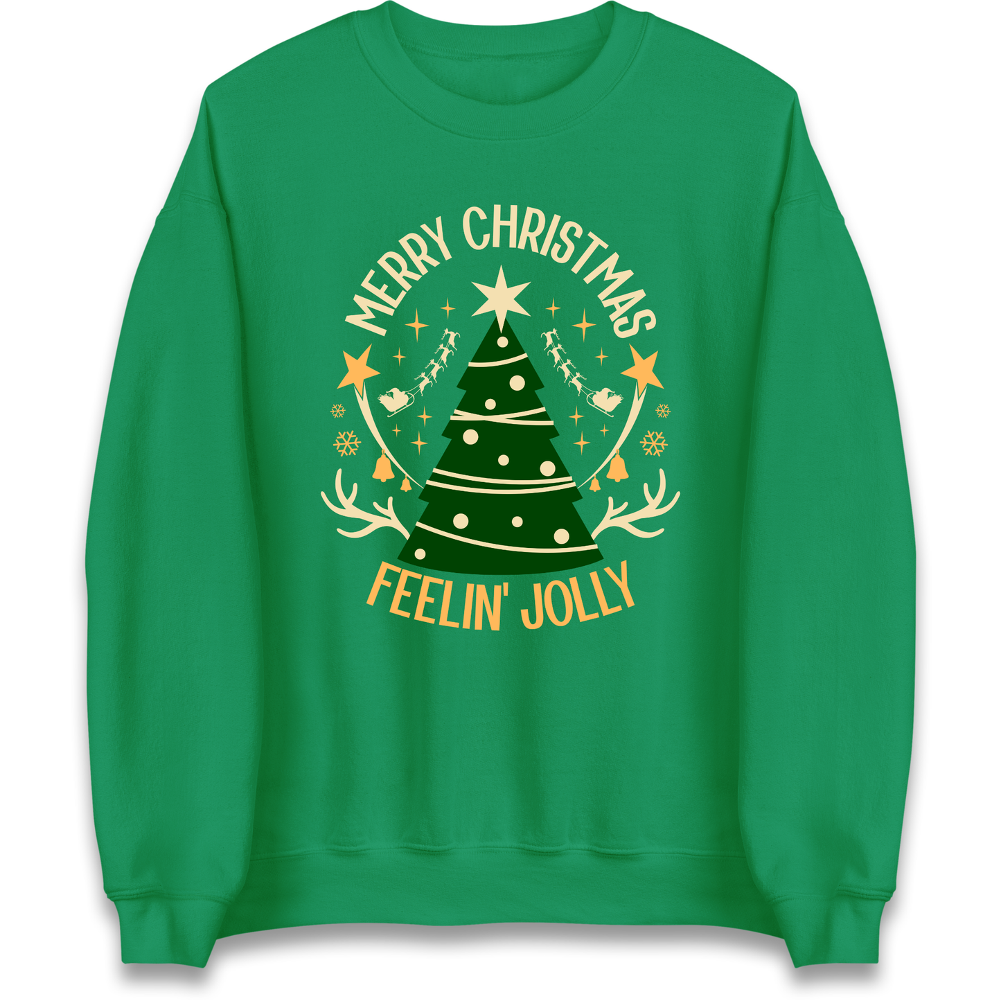 Merry Christmas Feeling Jolly Christmas Sweatshirt