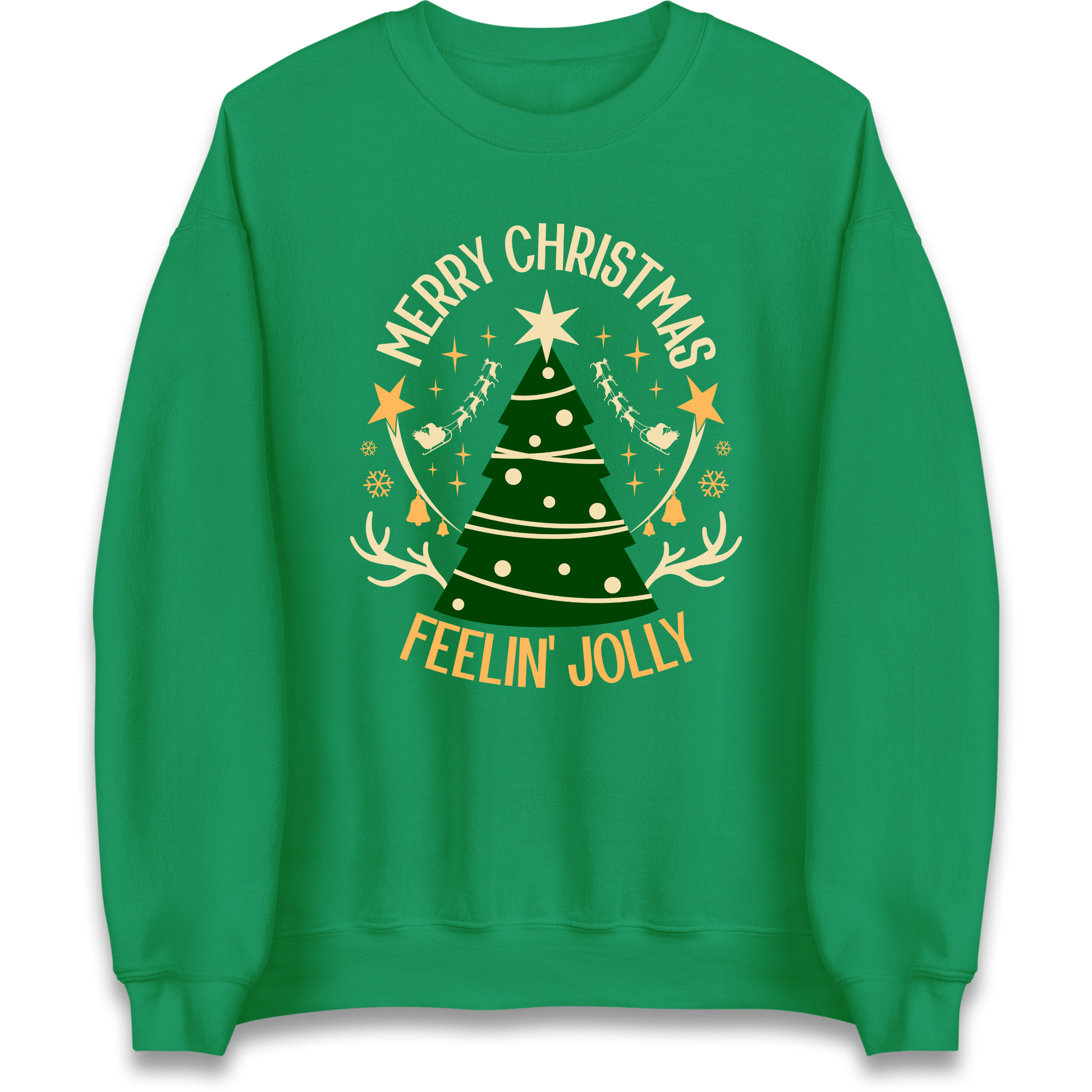 Merry Christmas Feeling Jolly Christmas Sweatshirt