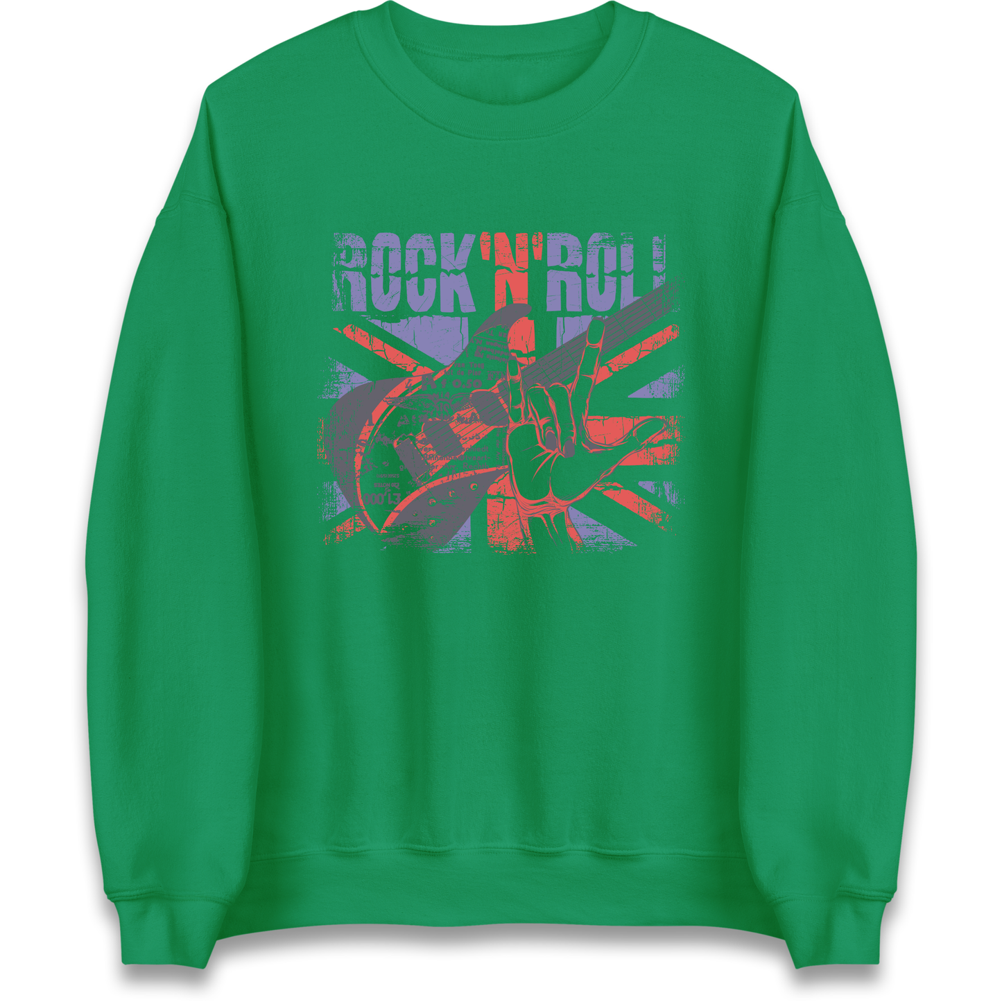 Rock N Roll Union Jack Sweatshirt