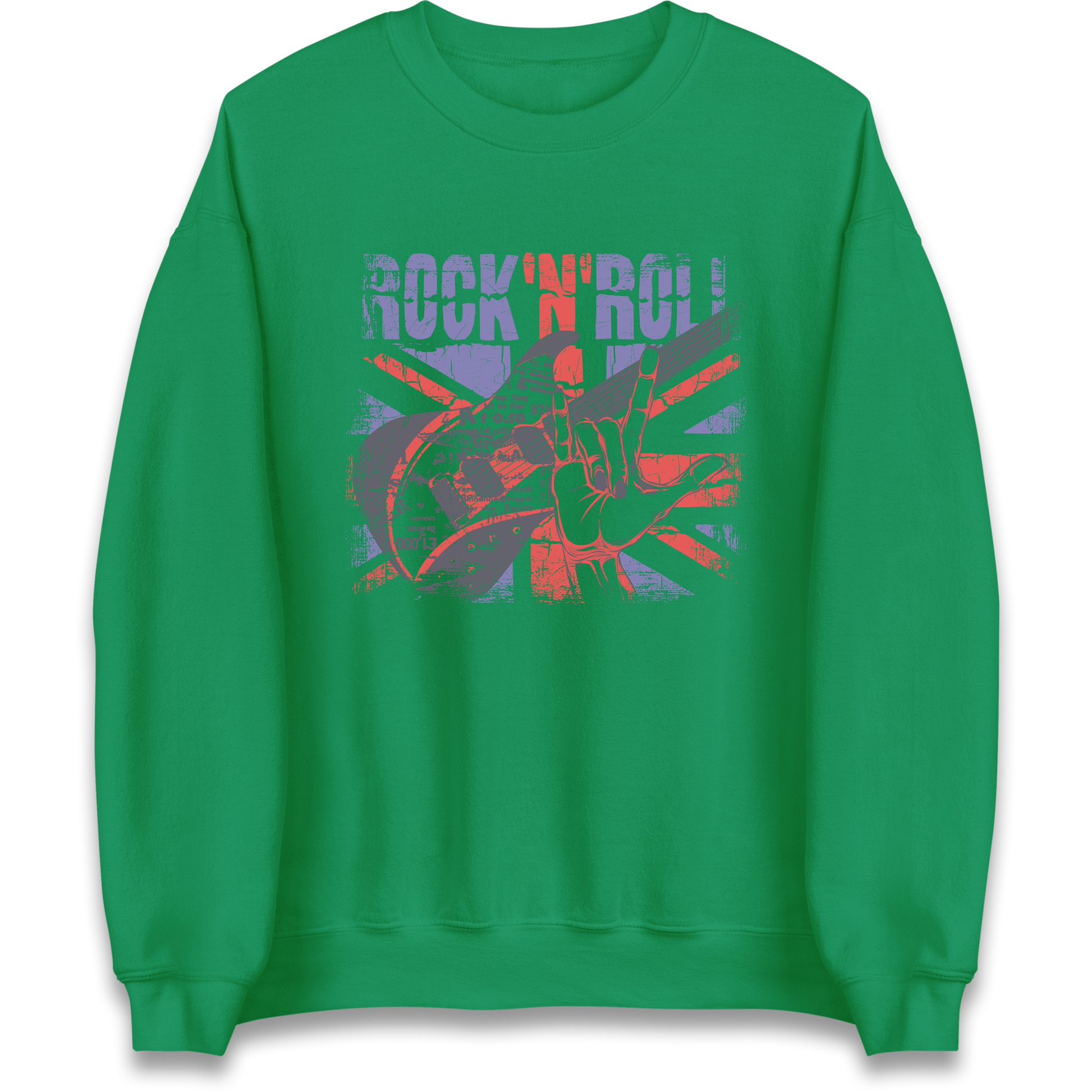 Rock N Roll Union Jack Sweatshirt