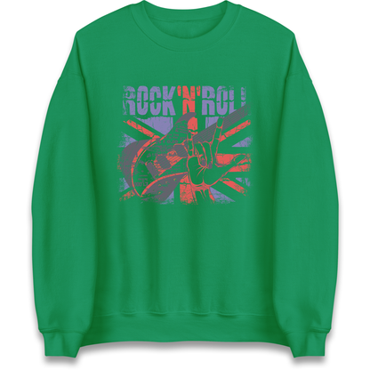 Rock N Roll Union Jack Sweatshirt