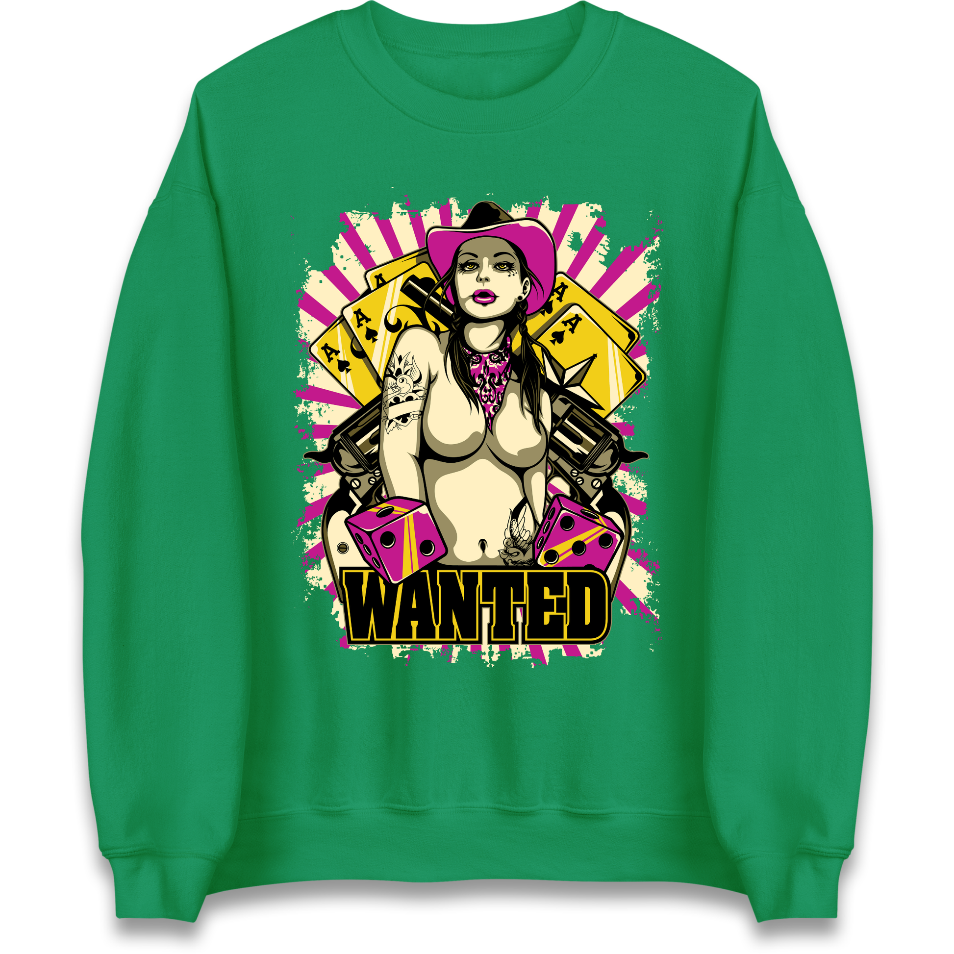 Wanted Ace Of Spades Sweatshirt