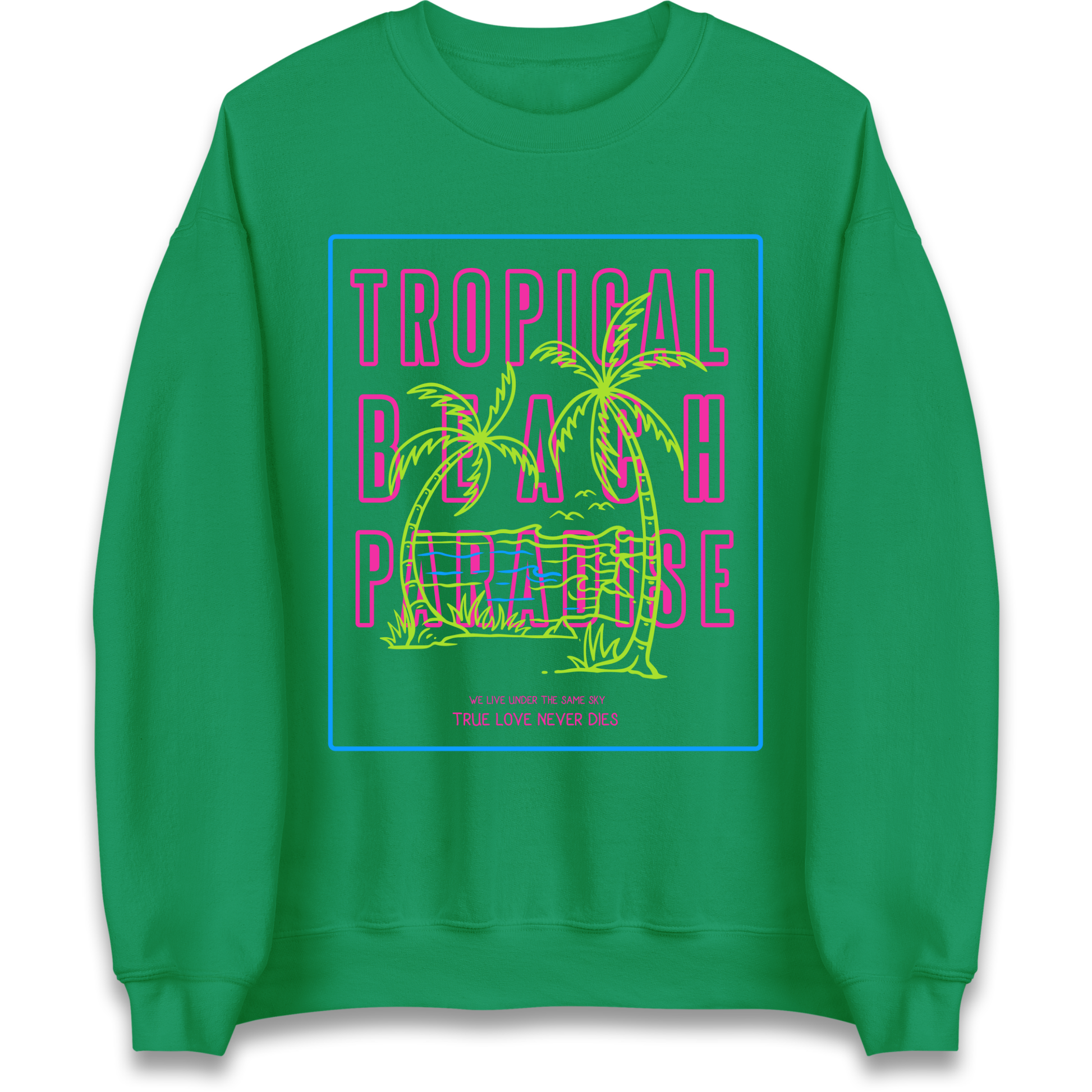Tropical Beach Paradise Sweatshirt