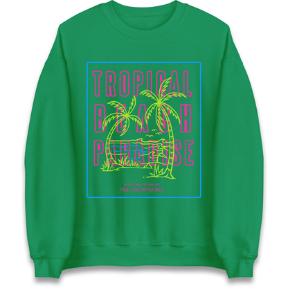 Tropical Beach Paradise Sweatshirt