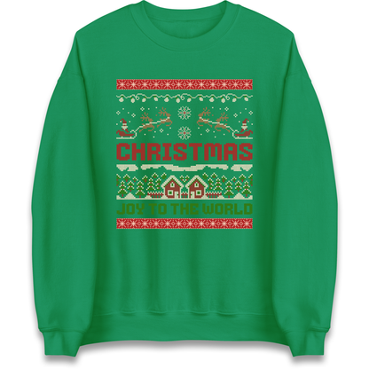 Christmas Joy to the World Christmas Sweatshirt