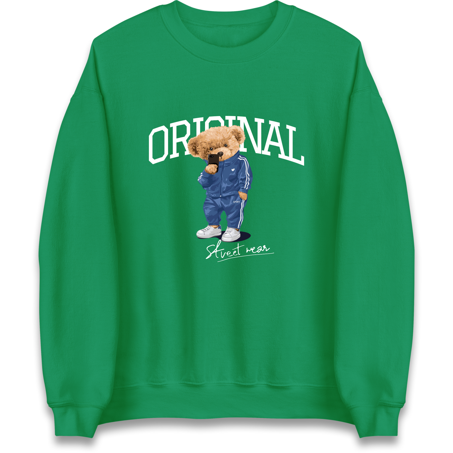 Teddy Bear Original Streetwear Sweatshirt