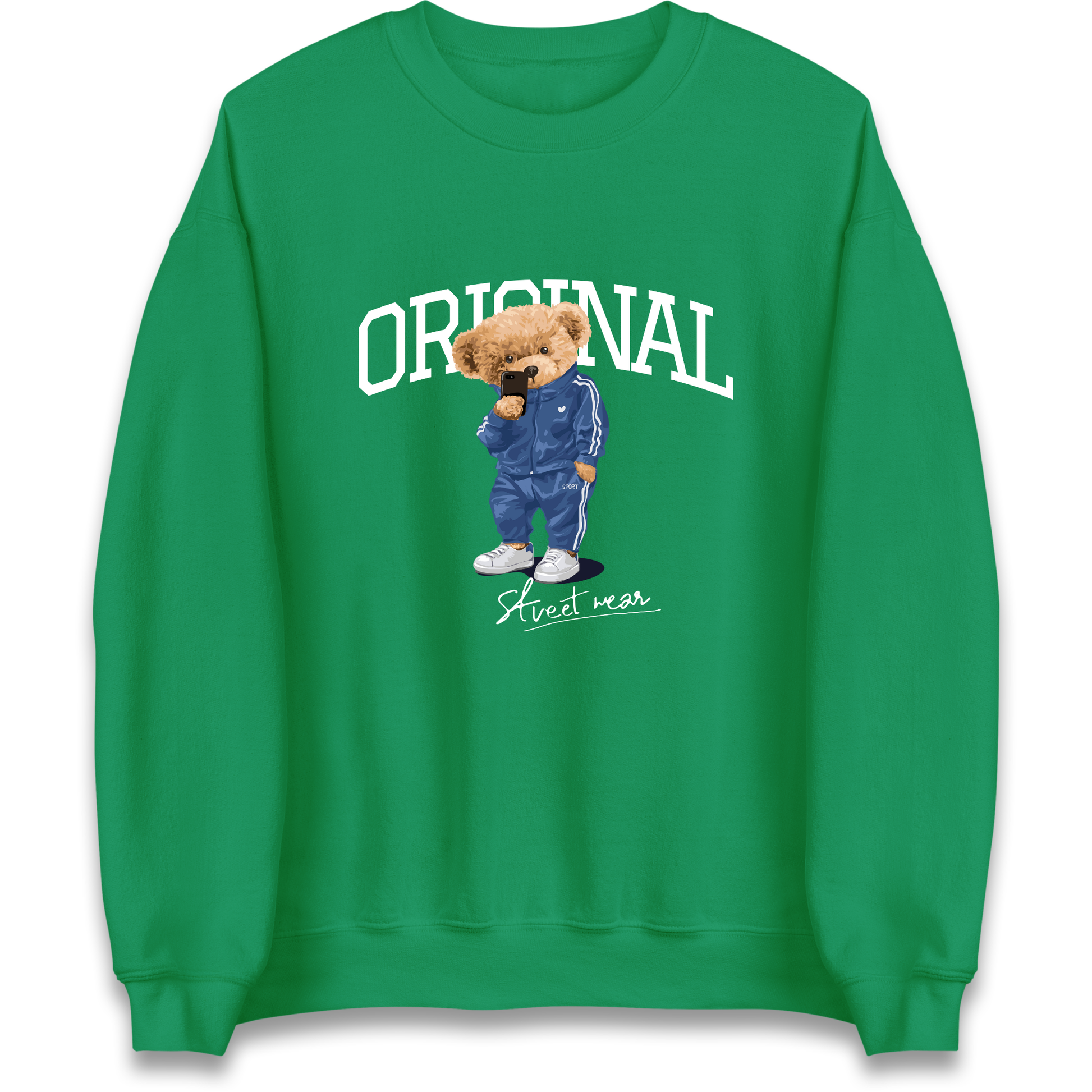 Teddy Bear Original Streetwear Sweatshirt