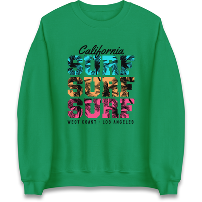 California Surf Surf Surf Sweatshirt