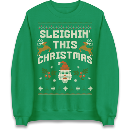 Sleighin This Christmas Christmas Sweatshirt
