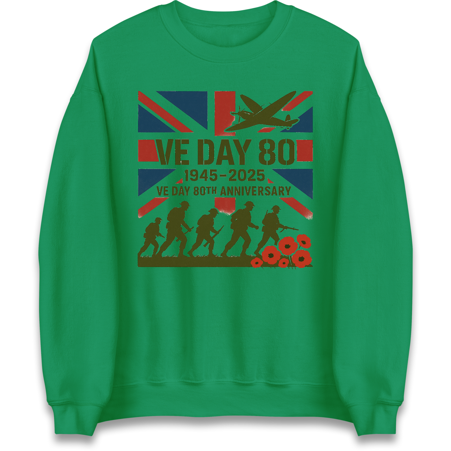 VE Day 80th Anniversary 1945 2025 Sweatshirt