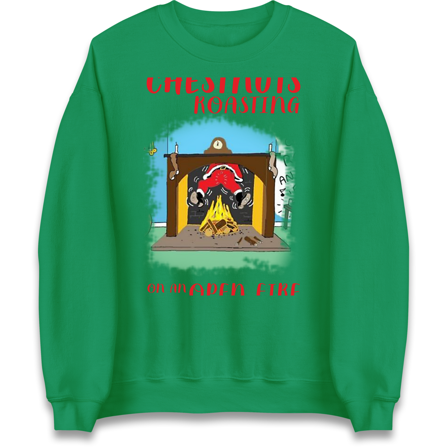 Chestnuts Roasting On An Open Fire Christmas Sweatshirt
