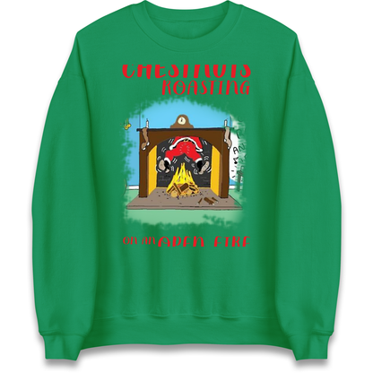 Chestnuts Roasting On An Open Fire Christmas Sweatshirt