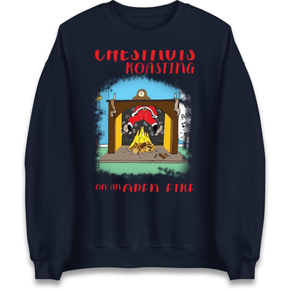 Chestnuts Roasting On An Open Fire Christmas Sweatshirt