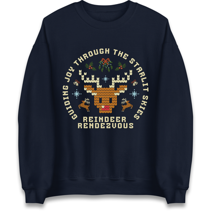 Reindeer Rendezvous Christmas Sweatshirt