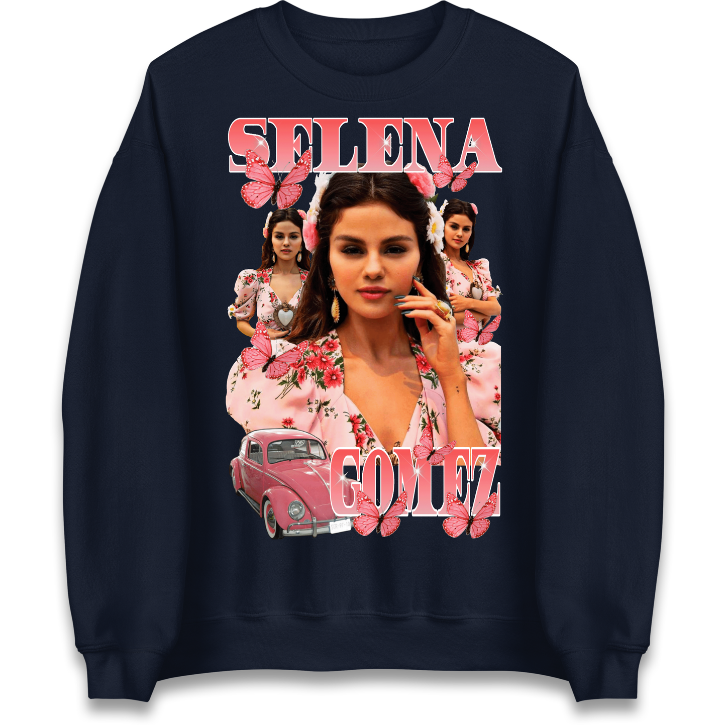 Selena Gomez Pink Sweatshirt