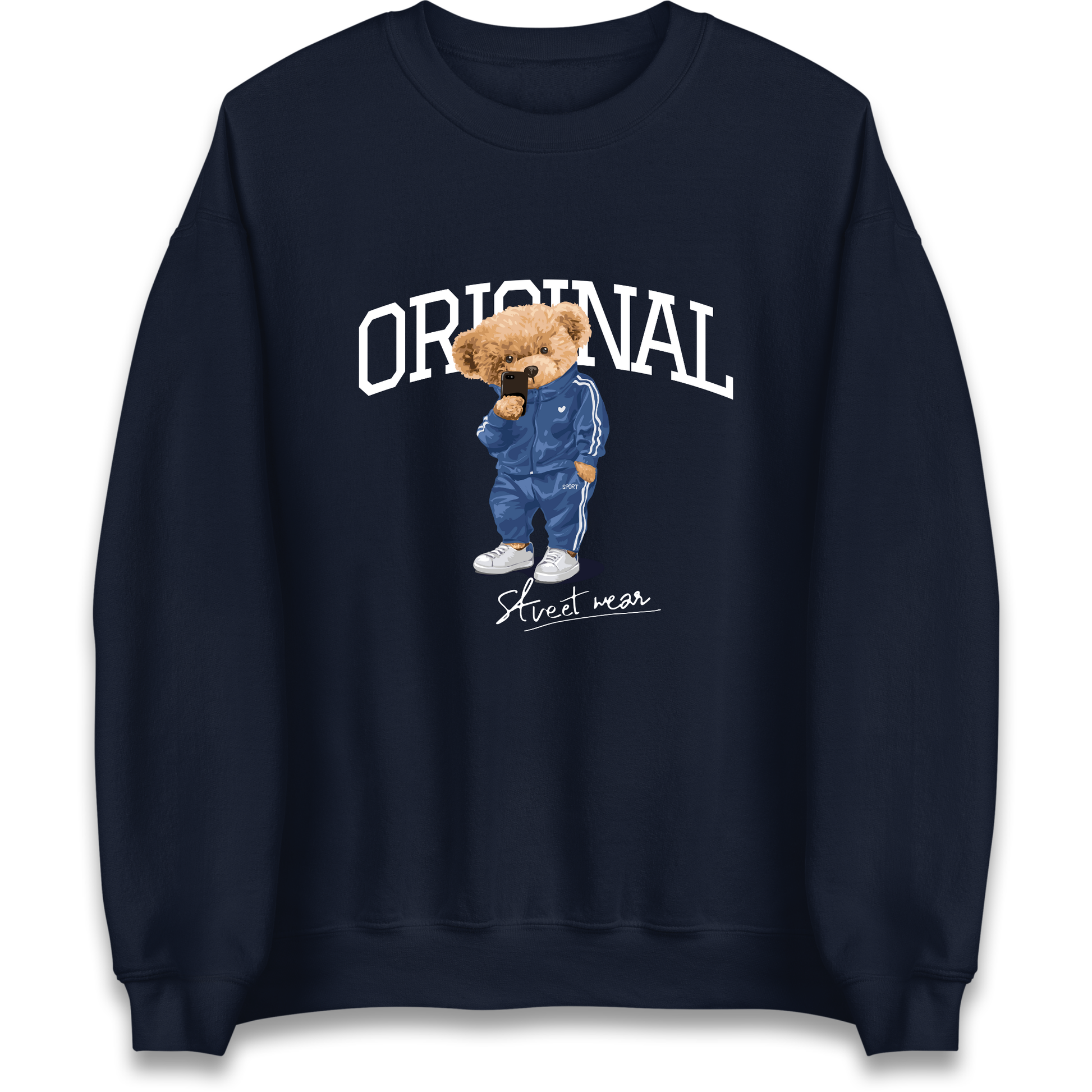 Teddy Bear Original Streetwear Sweatshirt