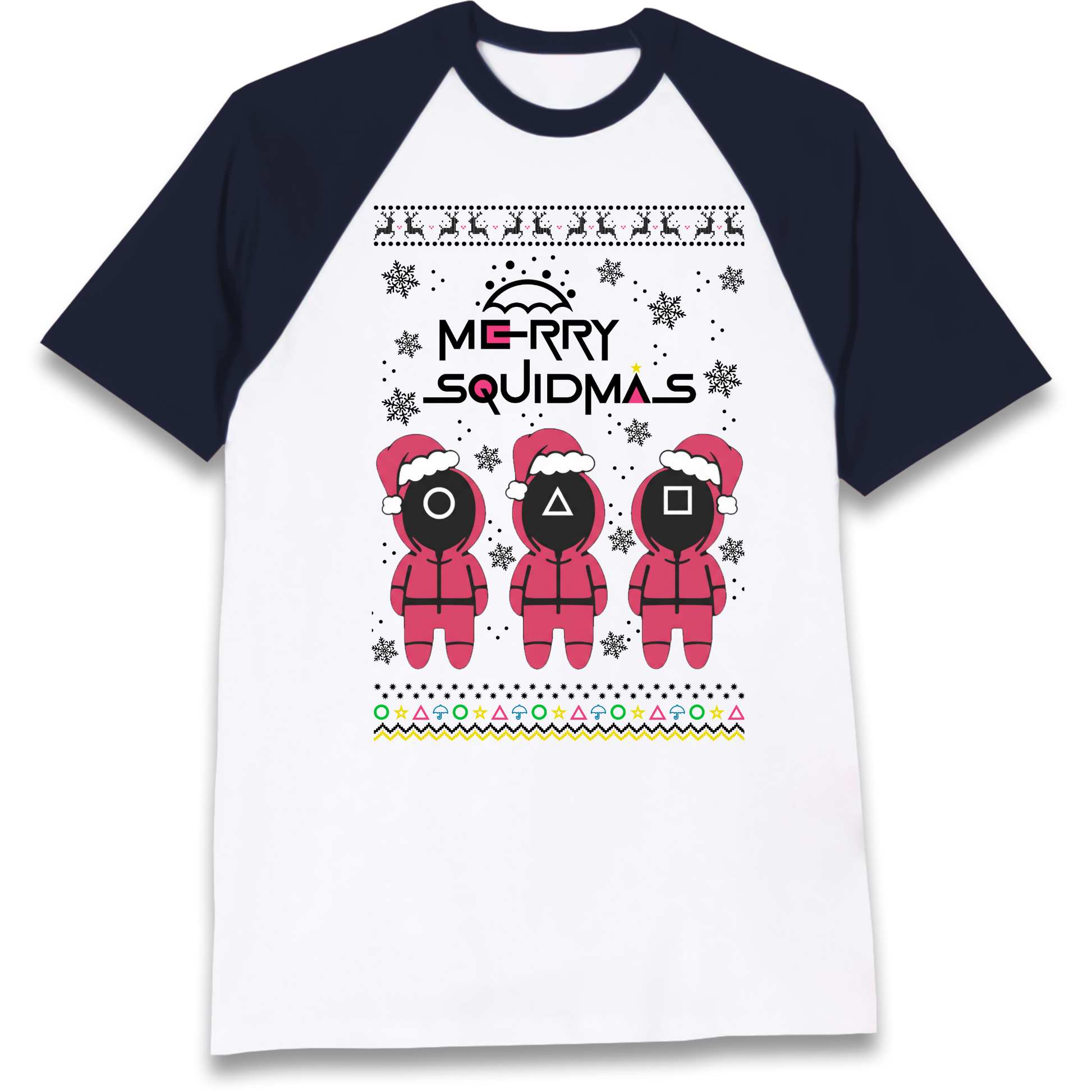 merry Squidmas Raglan T Shirt