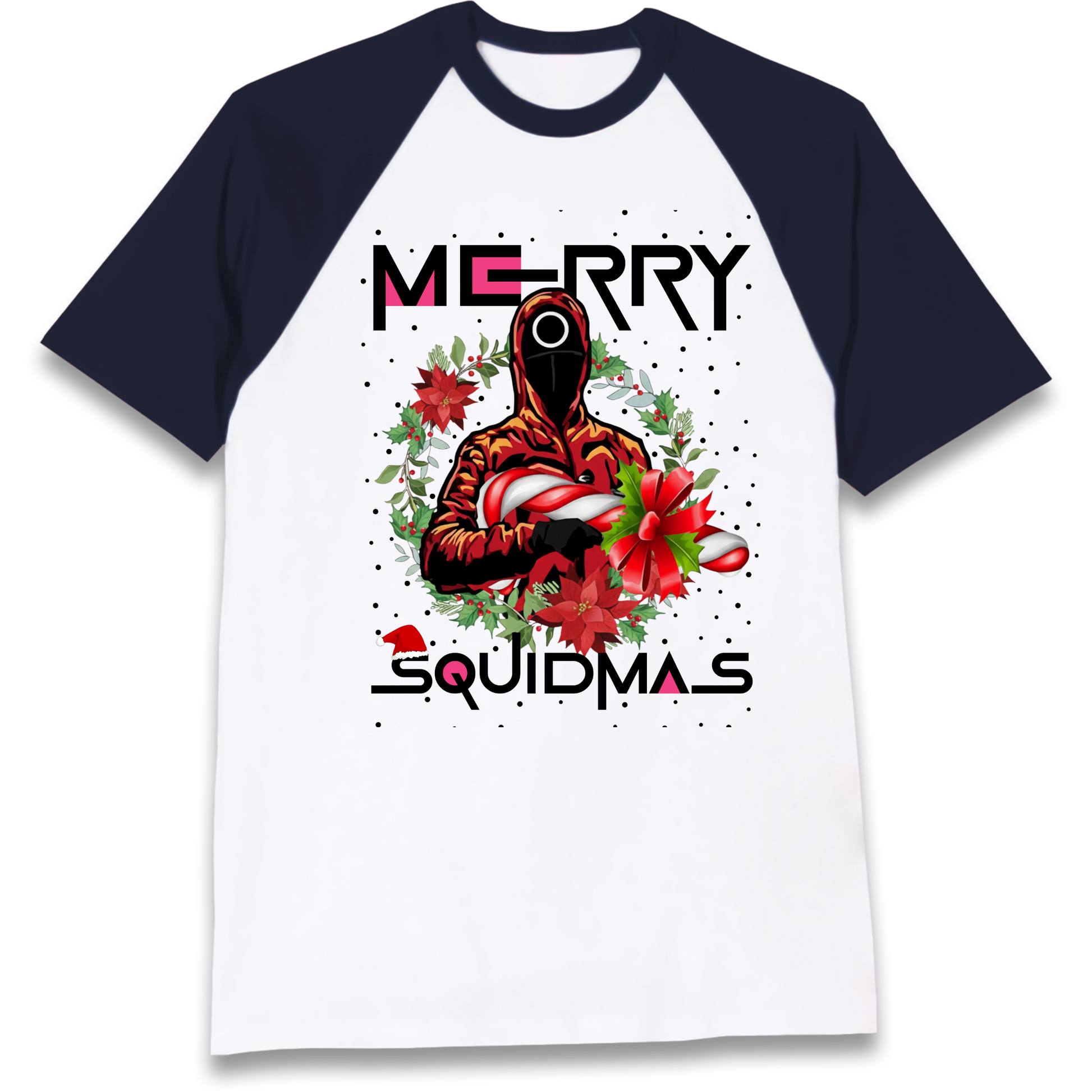 Merry Squid Games Raglan T Shirt