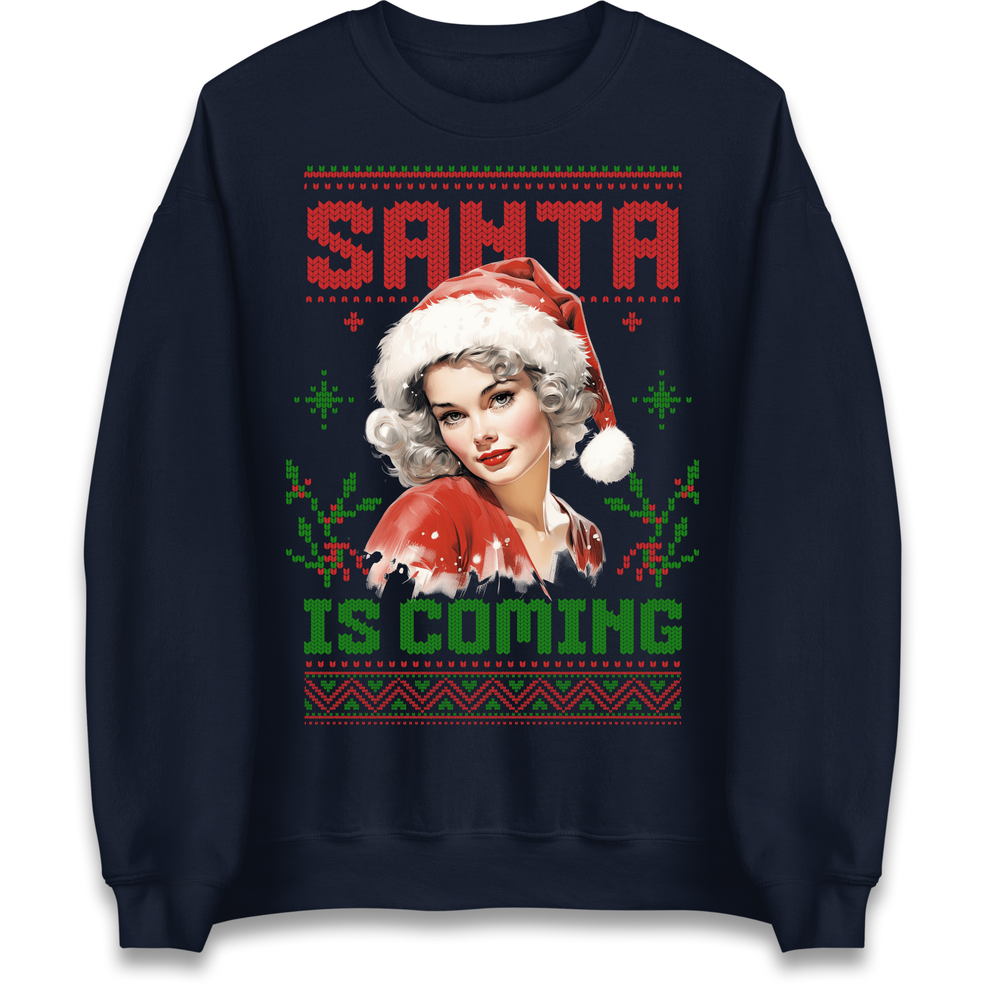 Santa is Coming Christmas Sweatshirt