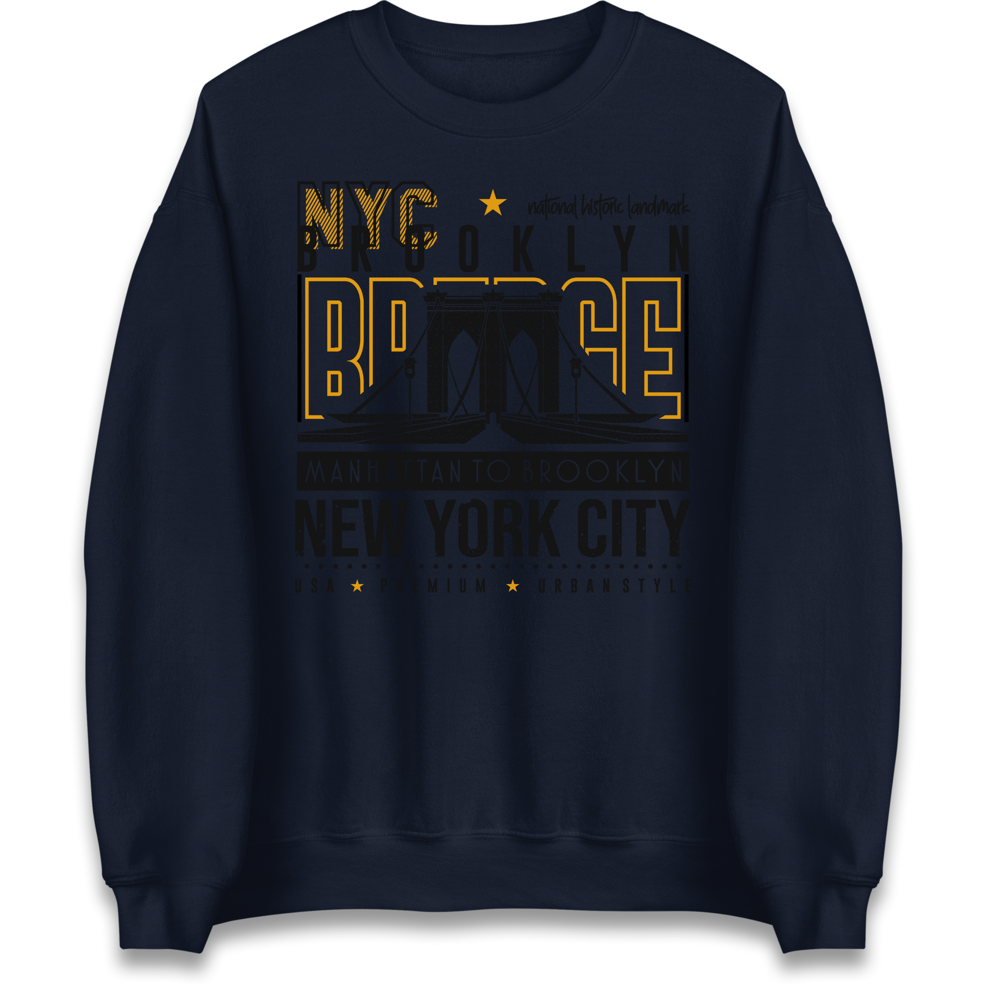 NYC Brooklyn Bridge Sweatshirt
